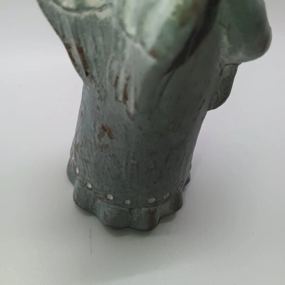 Isabel Bloom Angel With Teddy Bear Sucking Thumb 1998 Cement Art - Picture 4 of 9